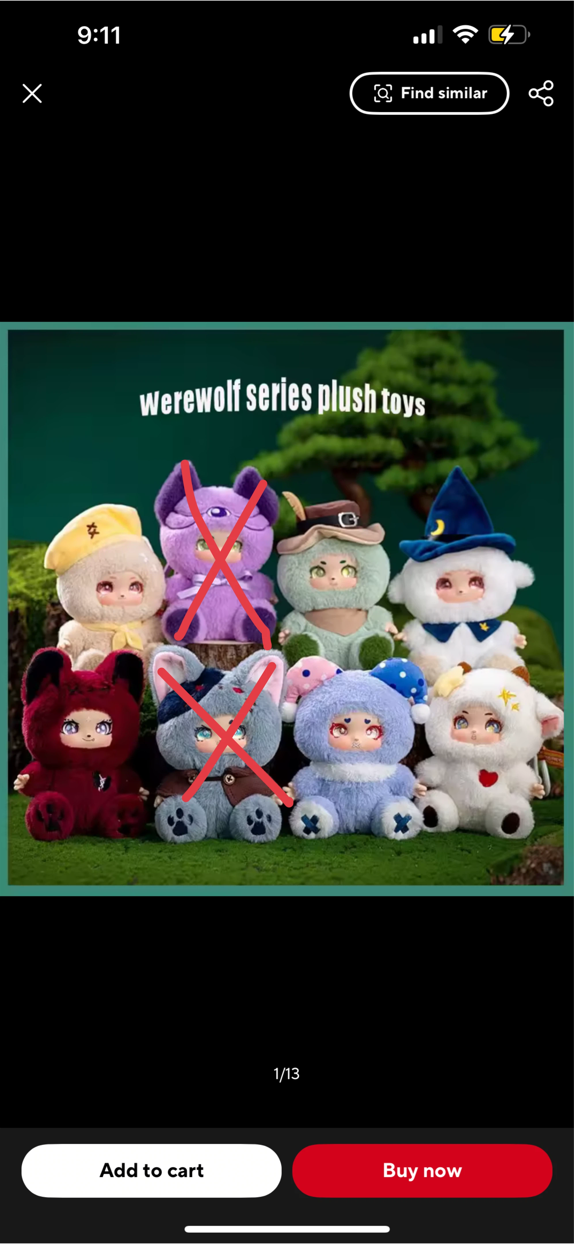 Werewolf Series Plush Toys