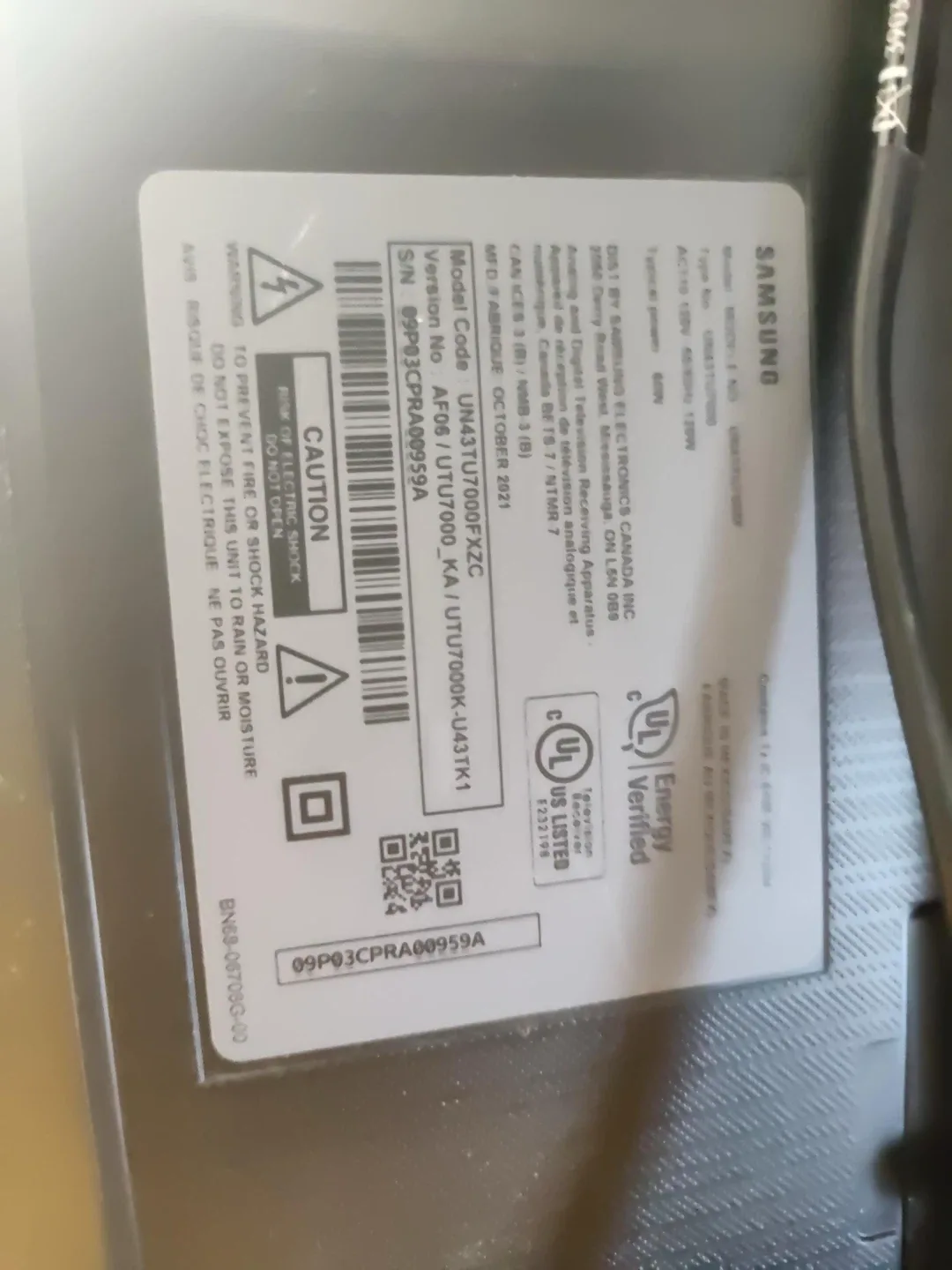 Samsung 43 inch smart Tv image indicator(3)