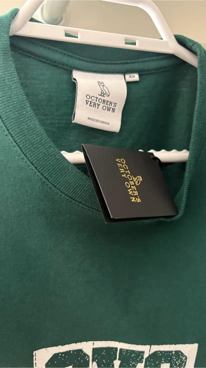 OVO (October's Very Own) Green T-Shirt - Size XS image indicator(2)