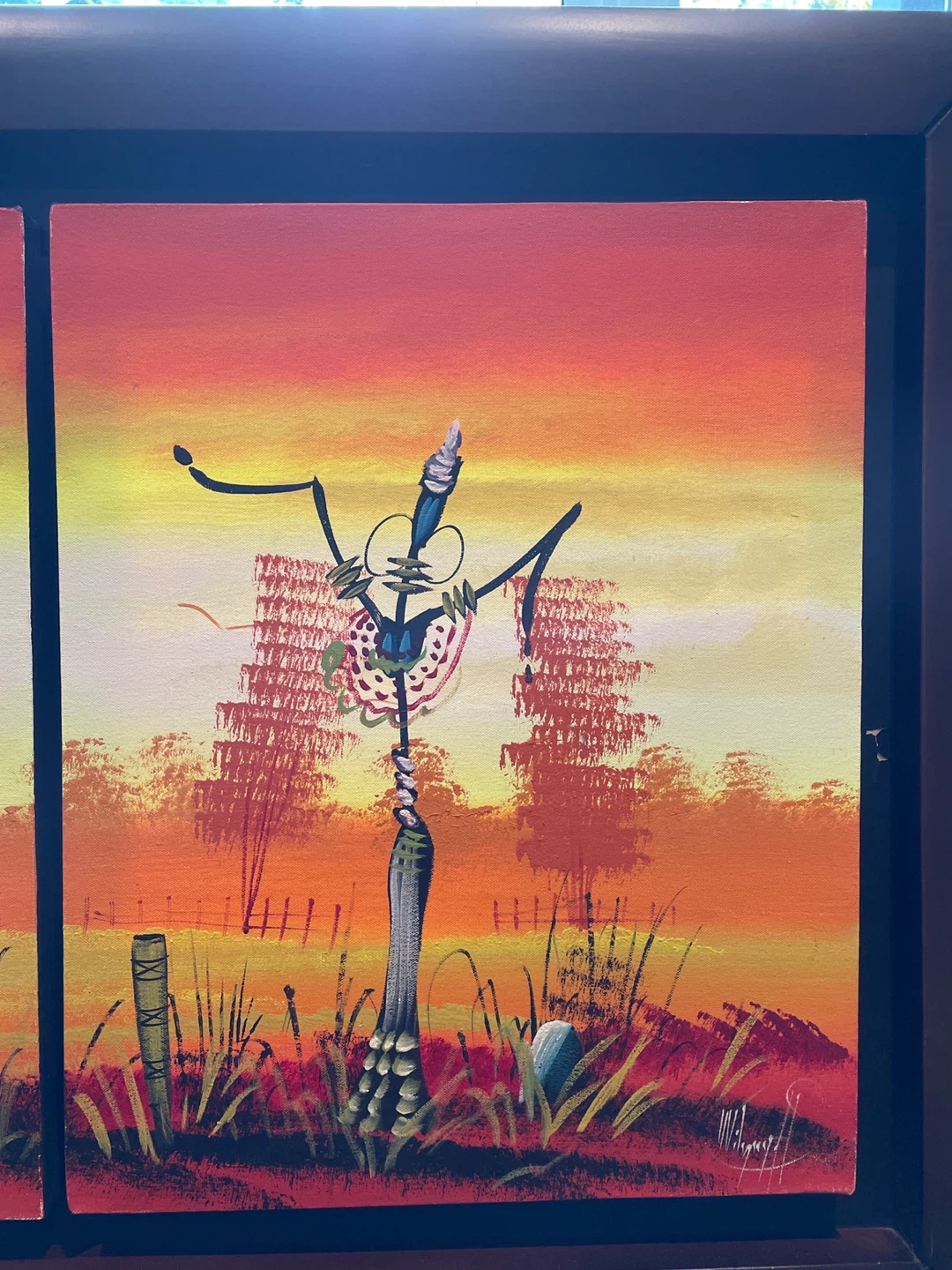 Framed Triptych Painting - photo 5