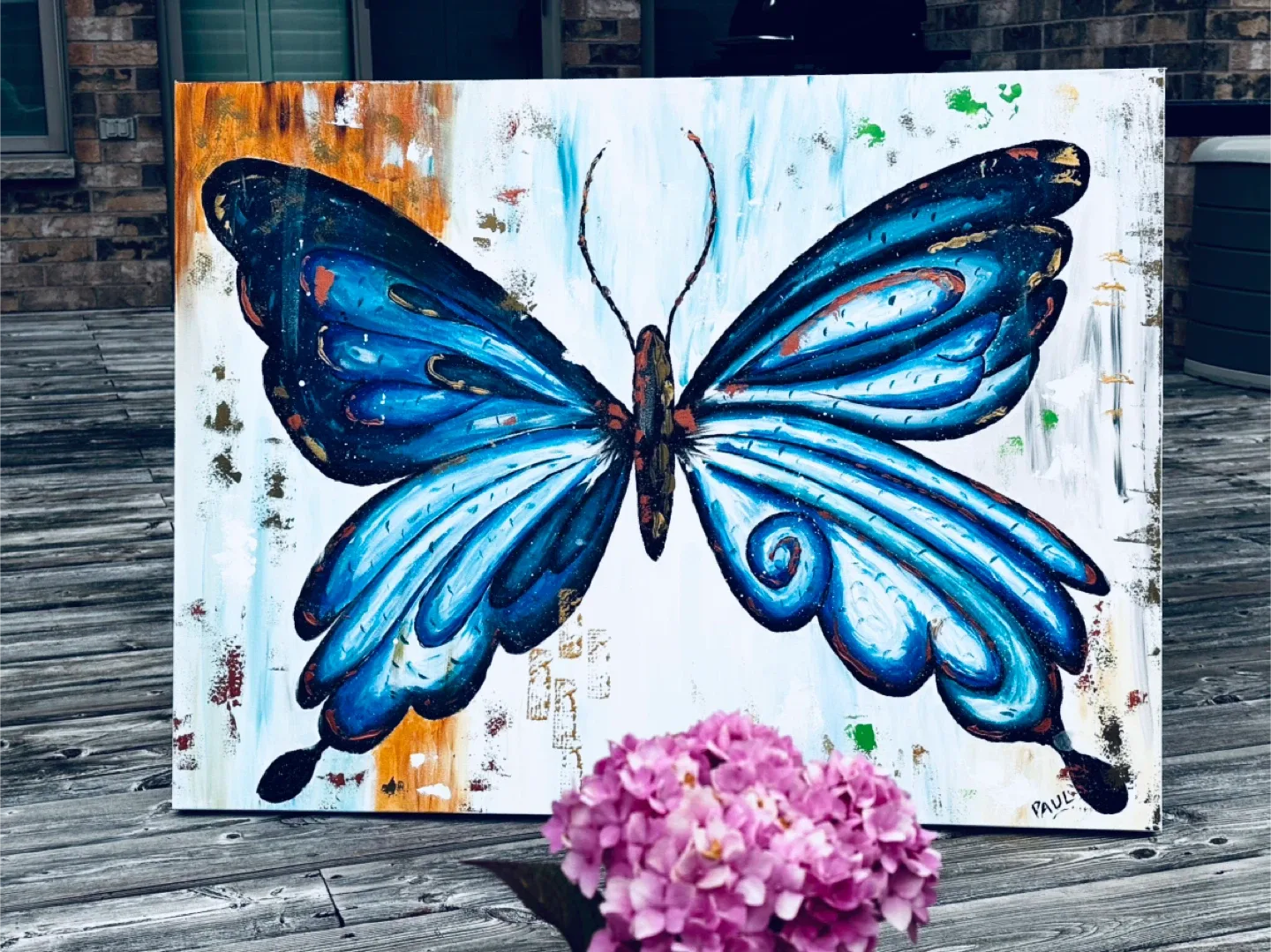 Butterfly Painting by Paul image indicator(2)