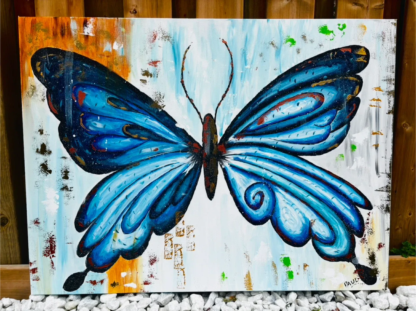 Butterfly Painting by Paul image indicator(3)