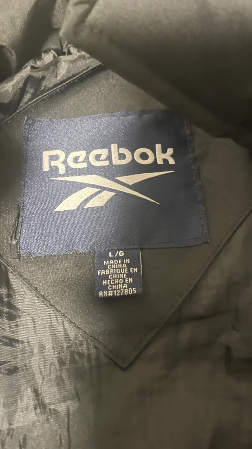 Reebok Black Puffer Jacket - Size L/G - photo 2