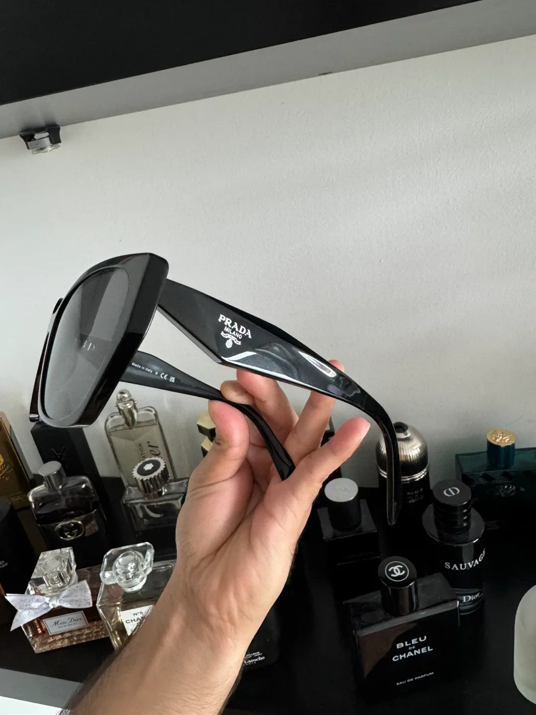 Prada Black Sunglasses with Case image indicator(4)