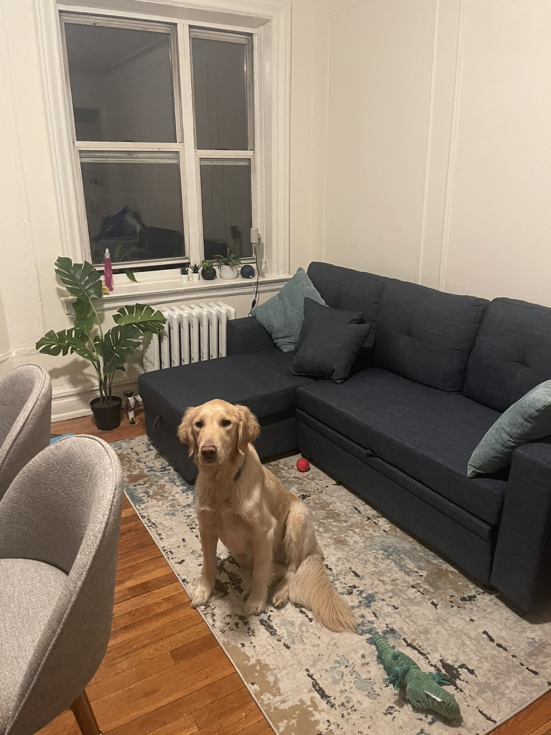 82 inch couch- sleeper sofa with storage - photo 2