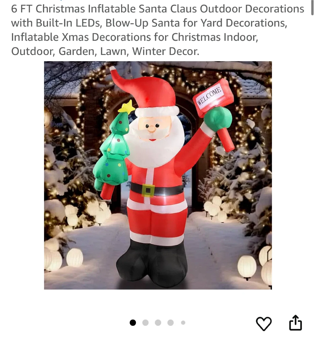 Christmas Santa-brand new in box thumbnail