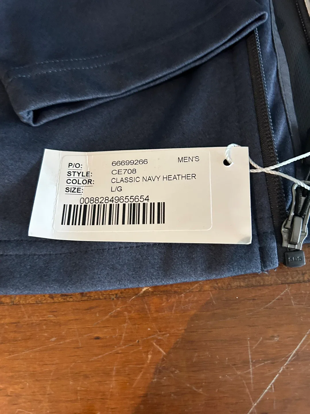 CORE 365 Classic Navy Heather Jacket - Size L/G image indicator(2)