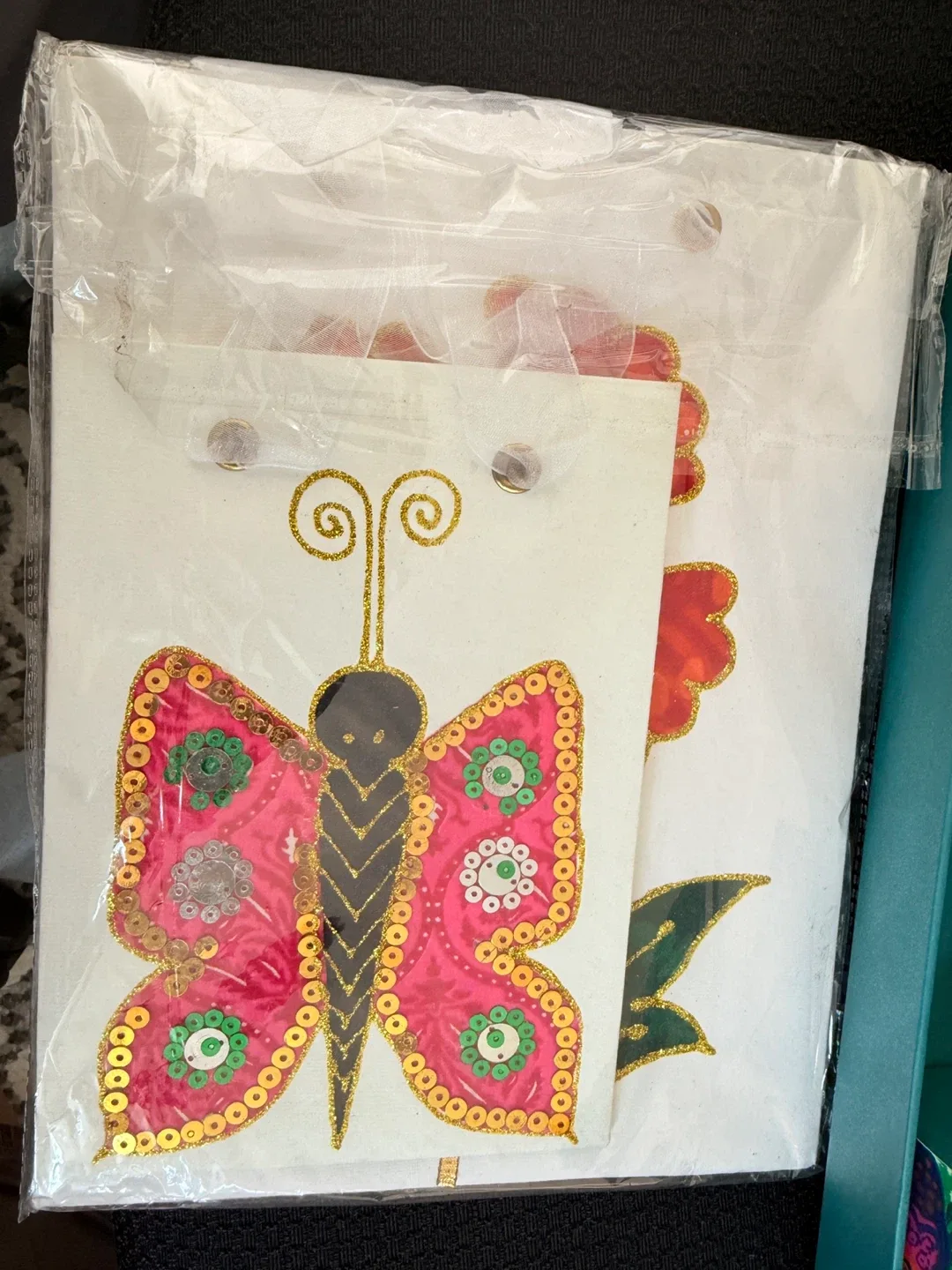 Brand New- Handmade Desk Organizer & Cards Set image indicator(4)