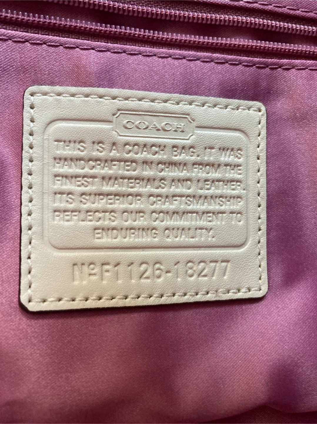 Coach Cream Leather Shoulder Bag - photo 5