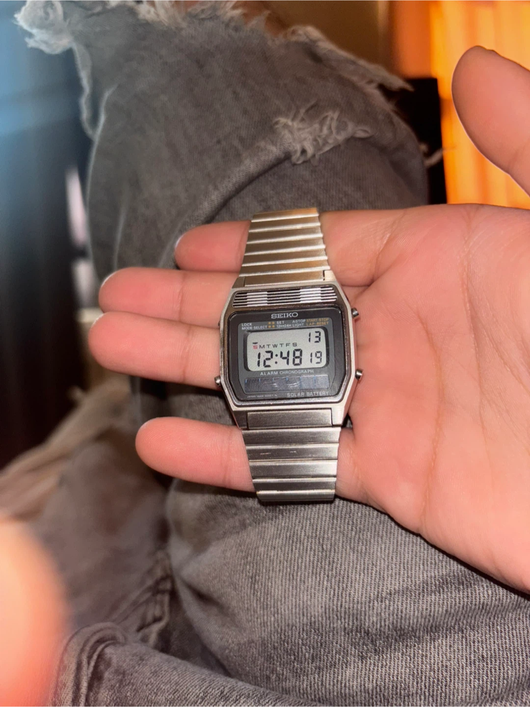 Seiko A628-5009 Solar Battery Digital Watch
