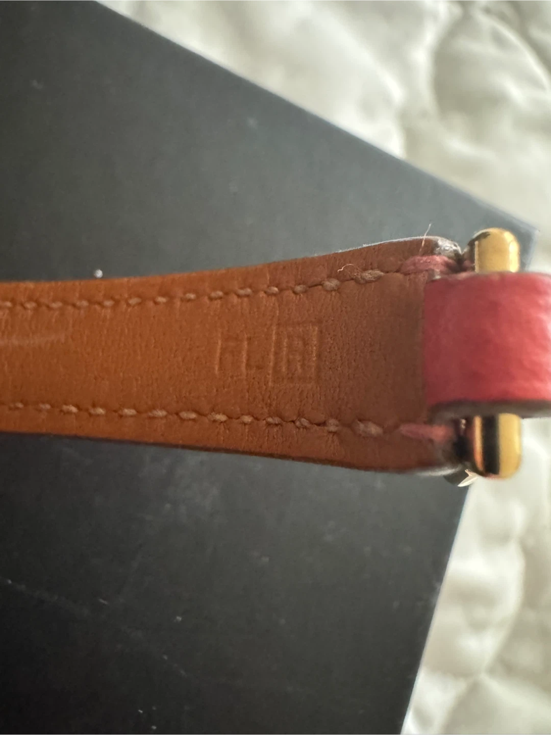 Hermes Kelly Double Tour Bracelet Red - photo 4