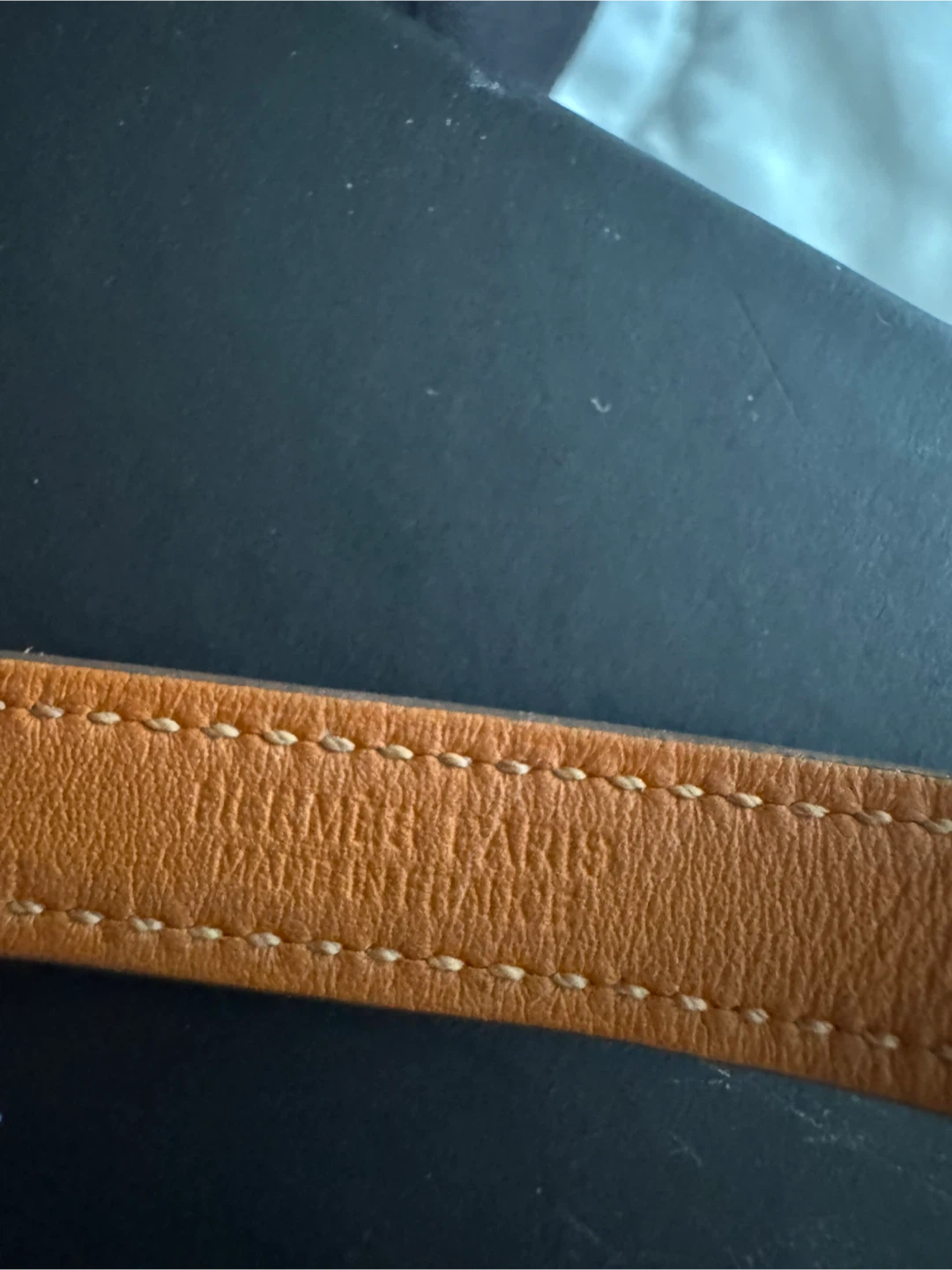 Hermes Kelly Double Tour Bracelet Red - photo 3