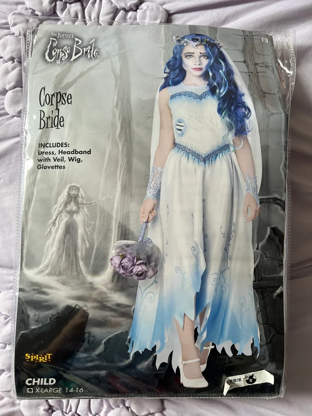 Corpse Bride Costume - Child XL (14-16) thumbnail