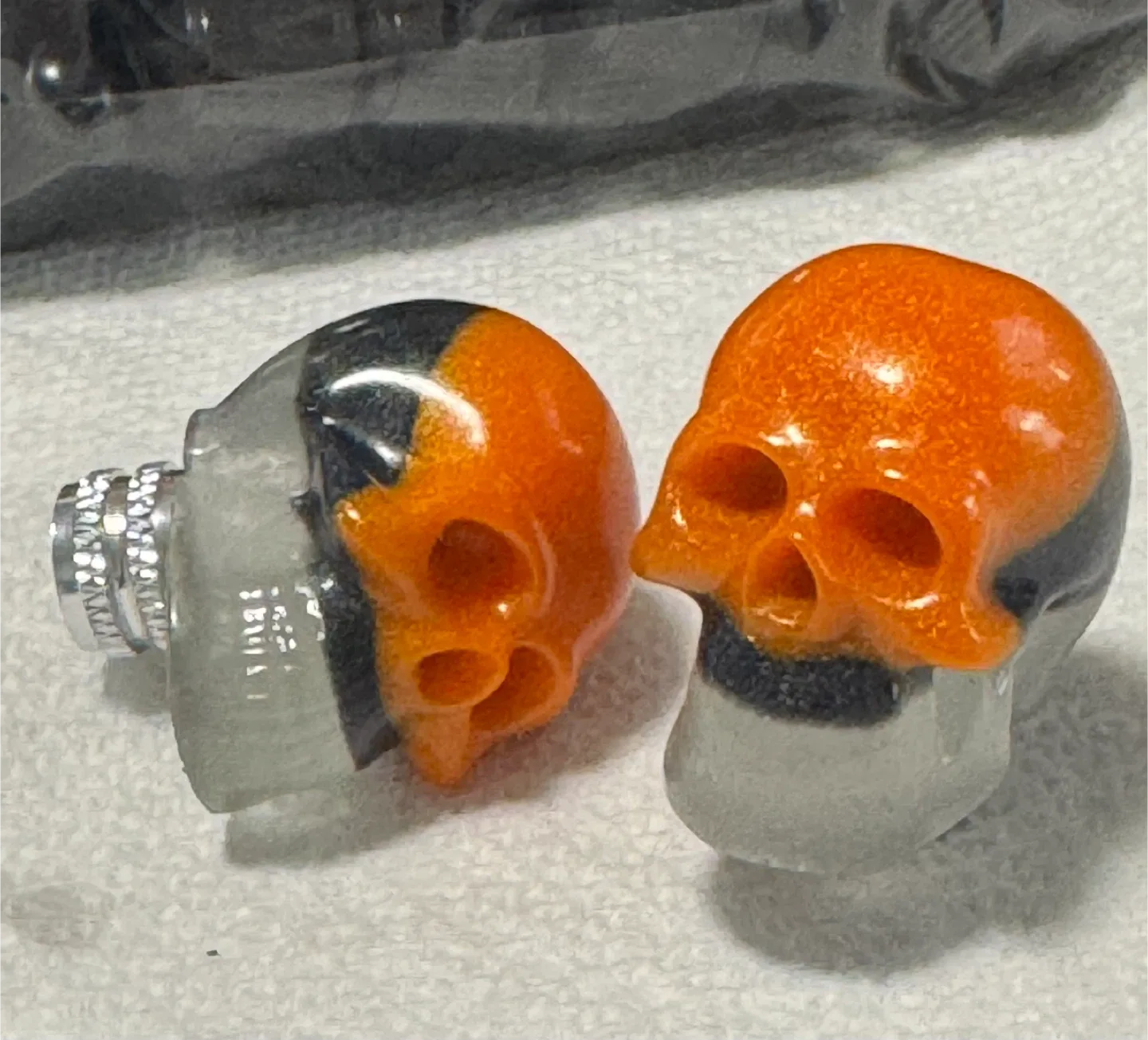 Skull Valve Caps - Various Colors thumbnail