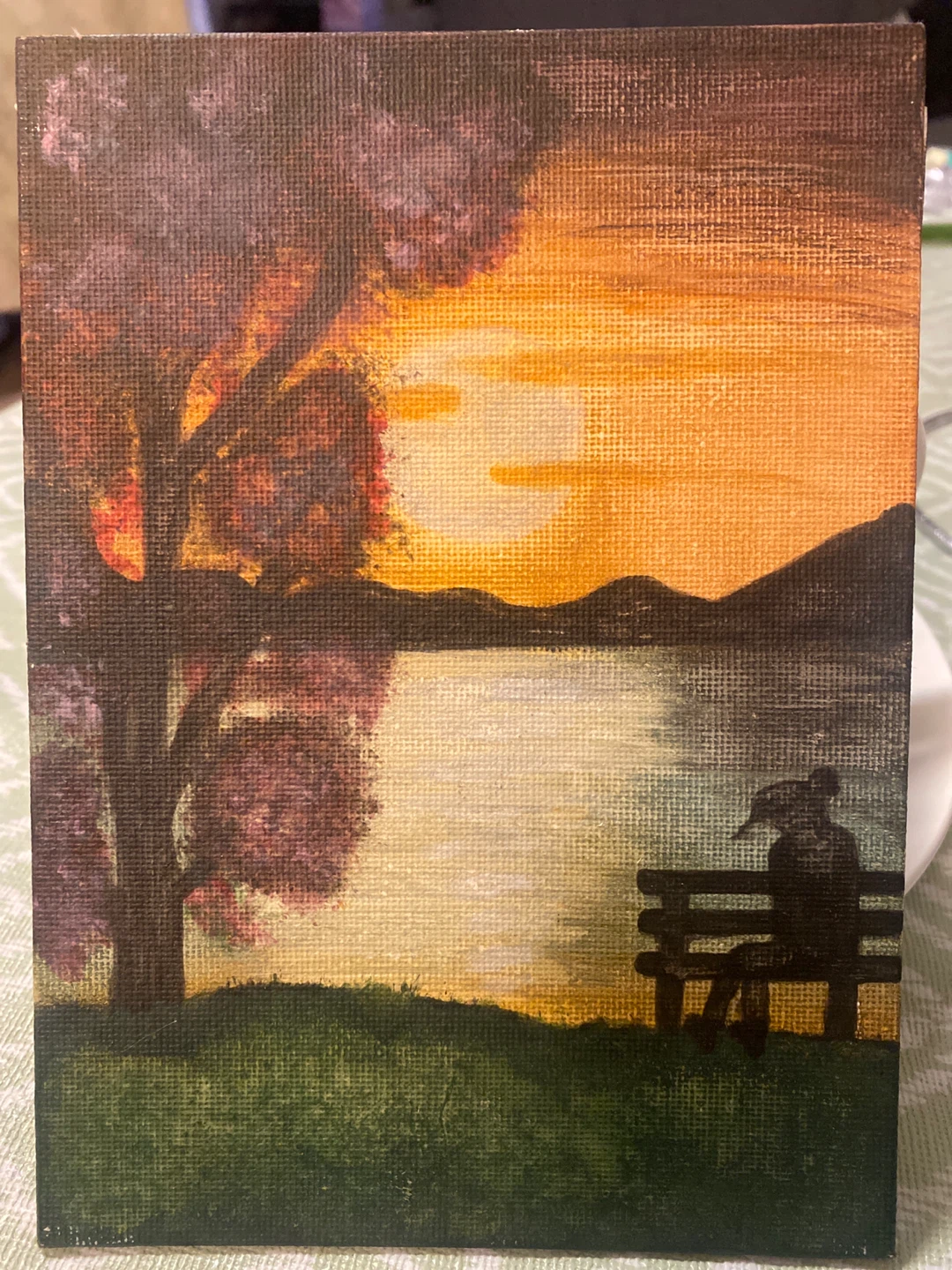 Sunset Serenity Painting – Handmade Canvas Art - photo 2