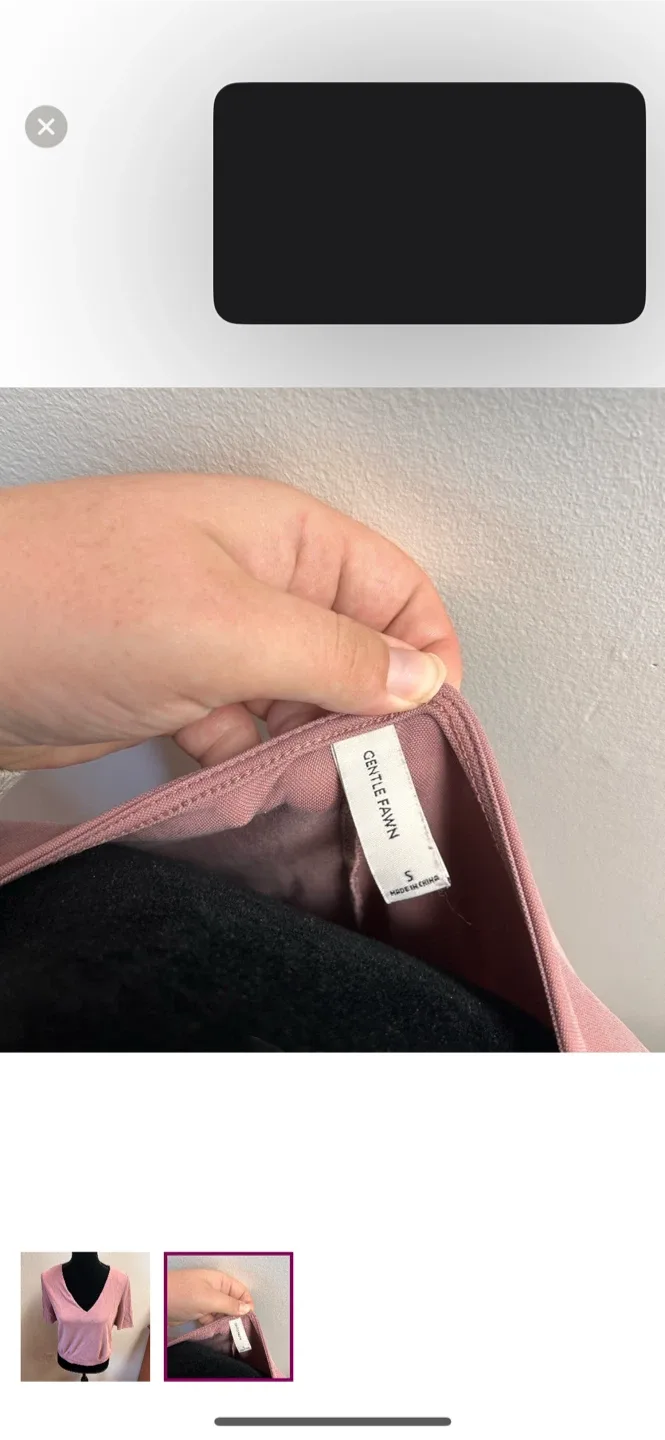 Gentle Fawn Pink Top - Size S image indicator(2)