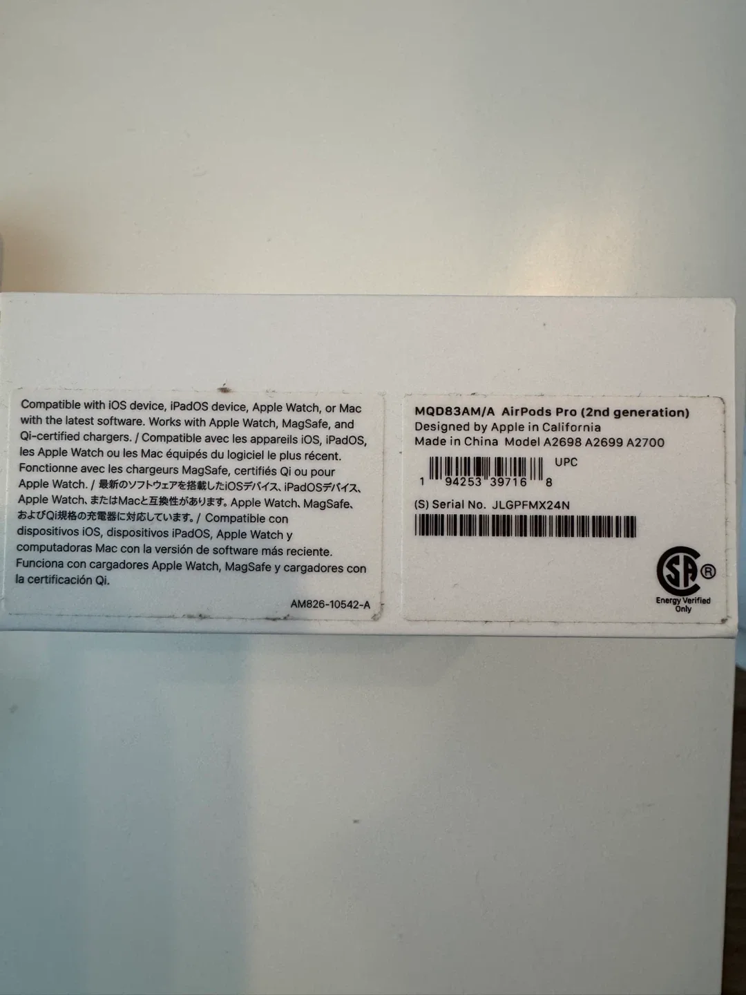 🍎🎶 Apple AirPods Pro 2 with all original accessories image indicator(3)