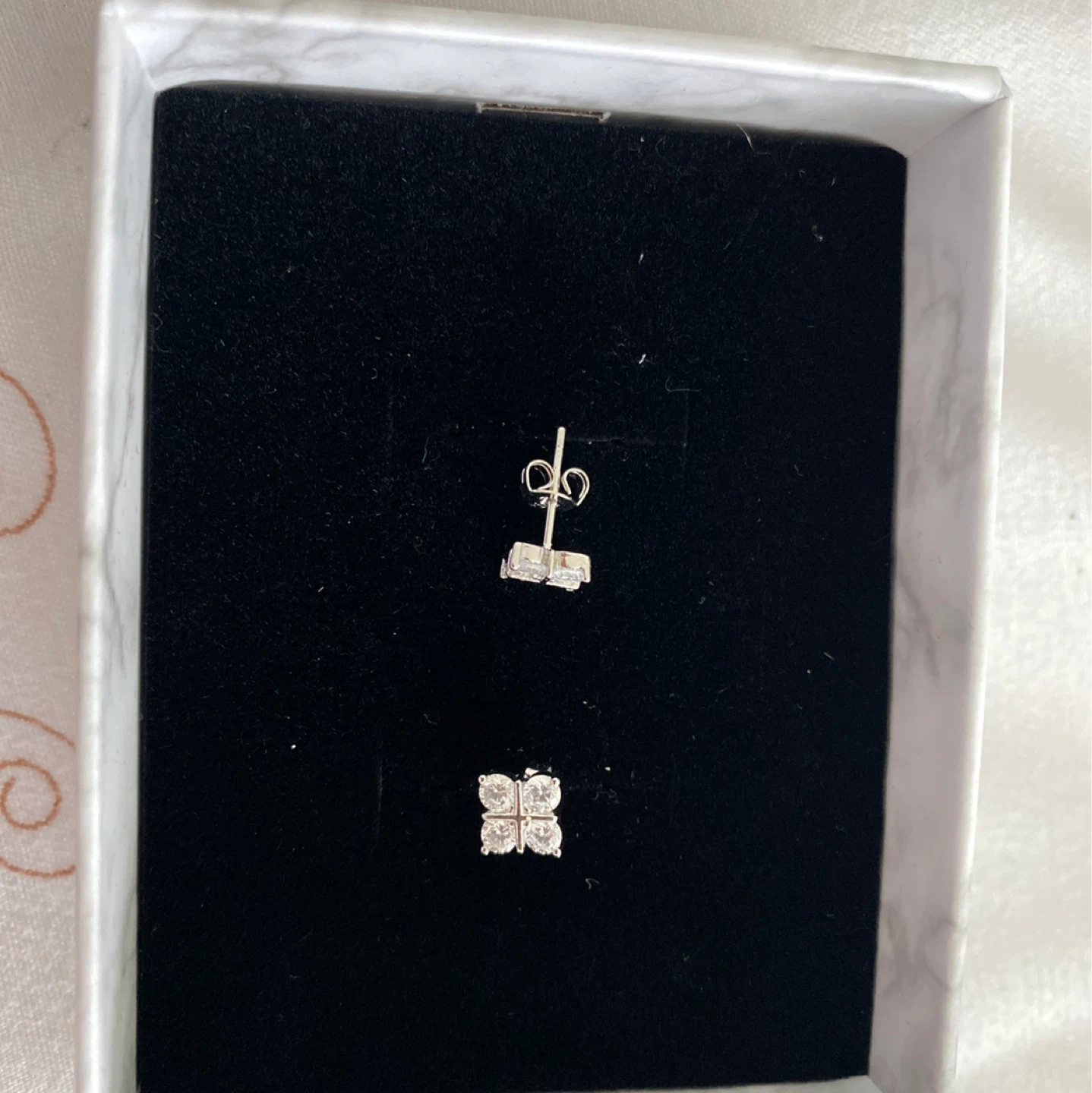 Moissanite 925 stud earring