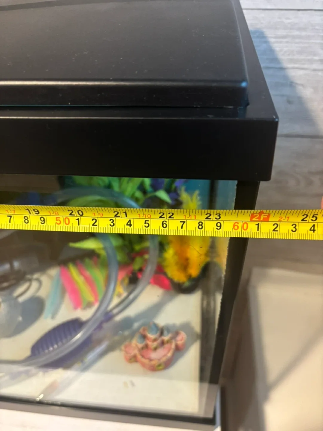 Top Fin 20 Gallon Fish Tank Aquarium w cabinet and accessories image indicator(5)