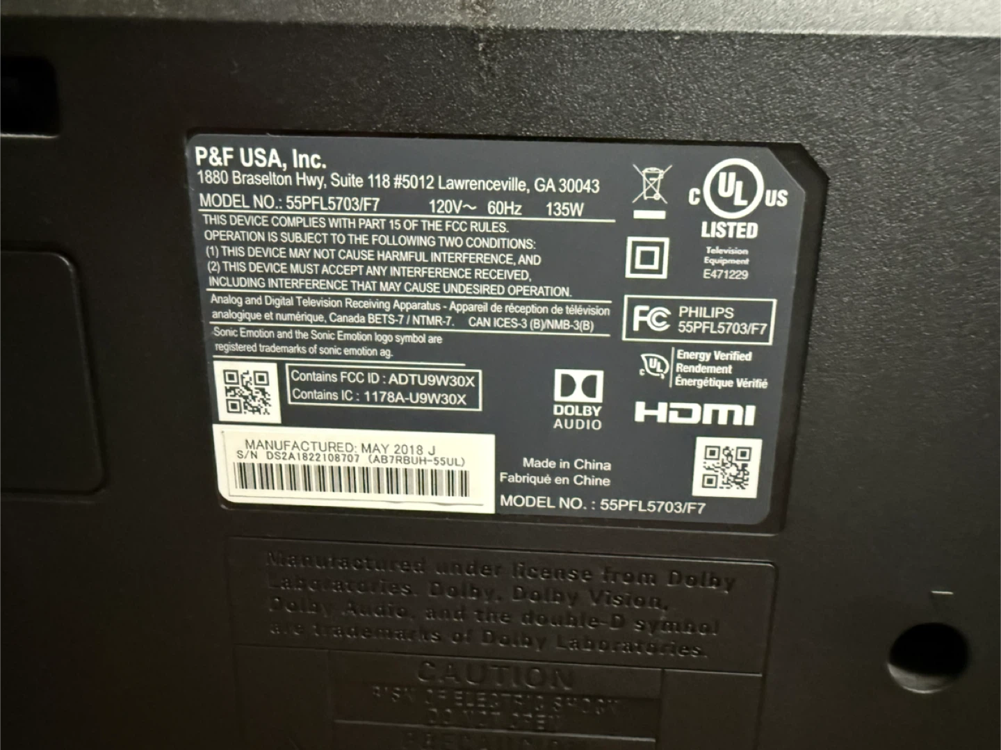 55" TV - photo 2