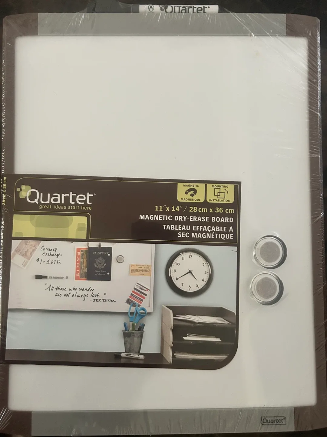 Quartet 11"x14" Magnetic Dry-Erase Board - New thumbnail