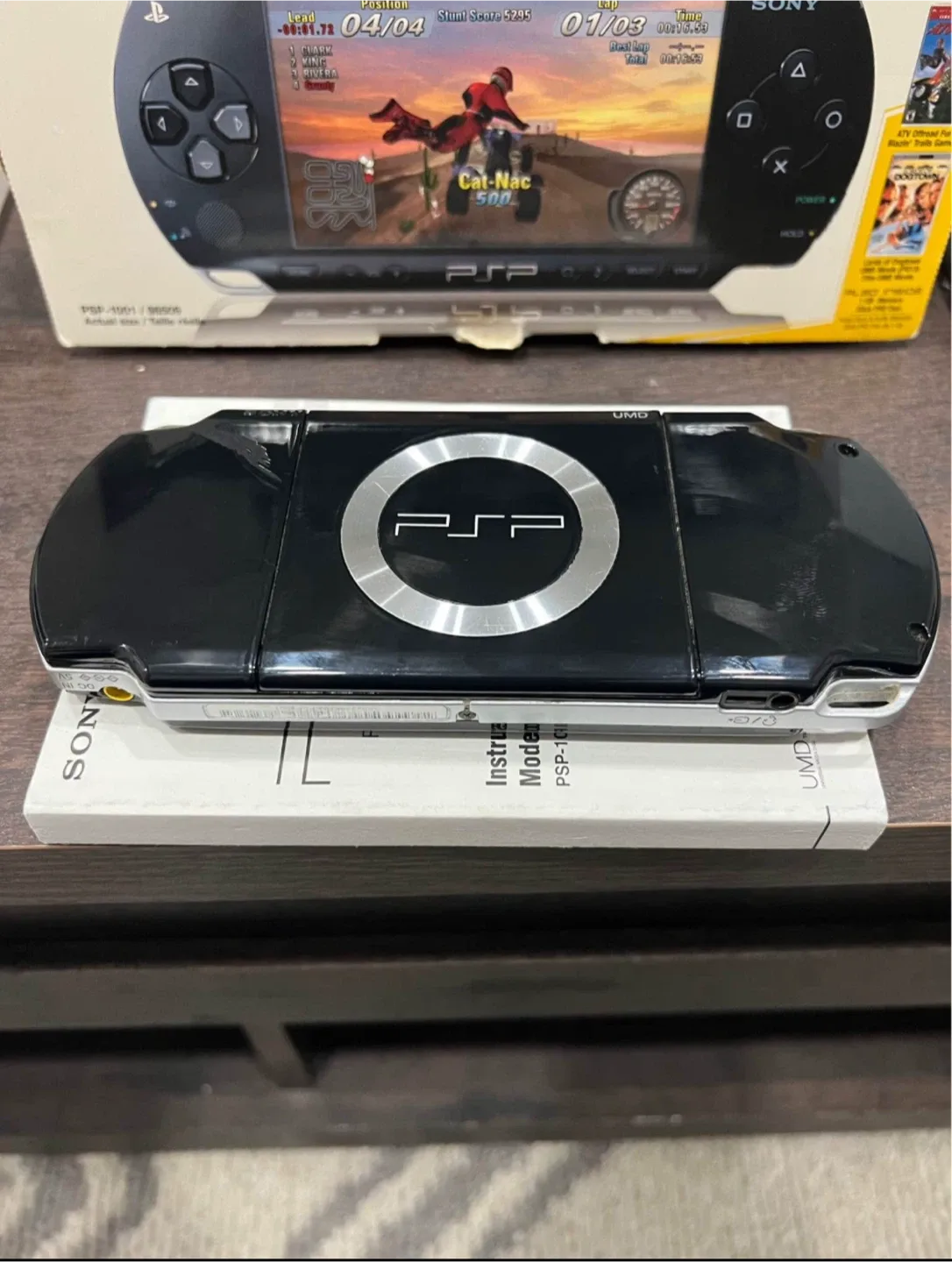 Sony PSP Entertainment Pack w/ Games & Box image indicator(3)