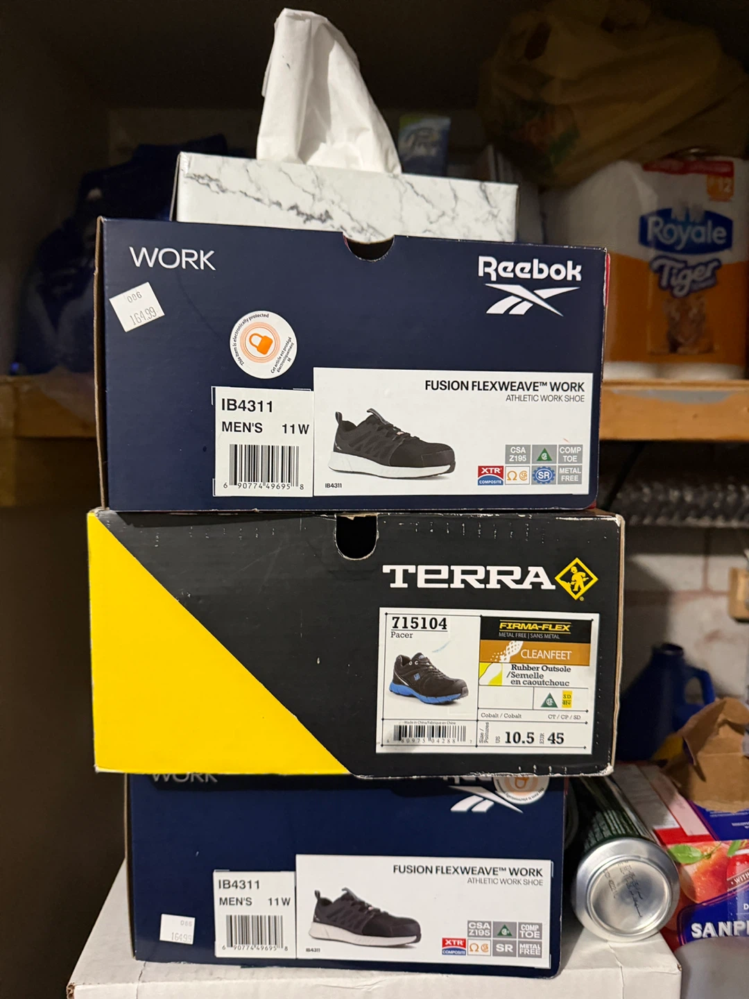 Reebok  Work Shoes and Terra  composite shoes- Men's 11W
