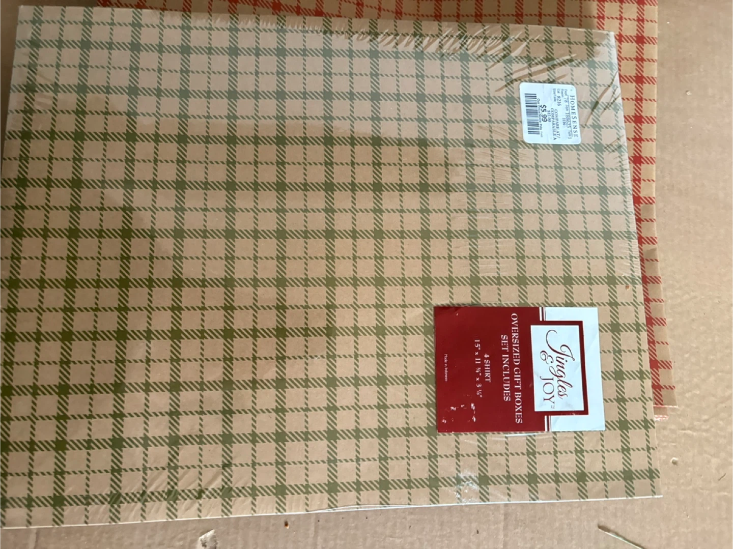 Jingles & Joy Oversized Gift Boxes Set - NEW - photo 4