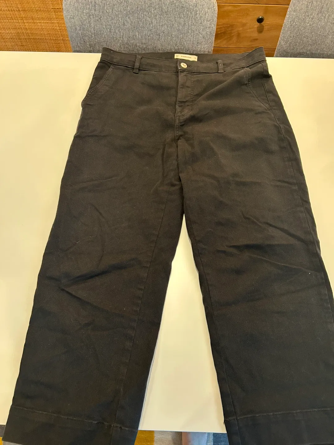 Everlane Wide Leg Pants Size 12R image indicator(4)