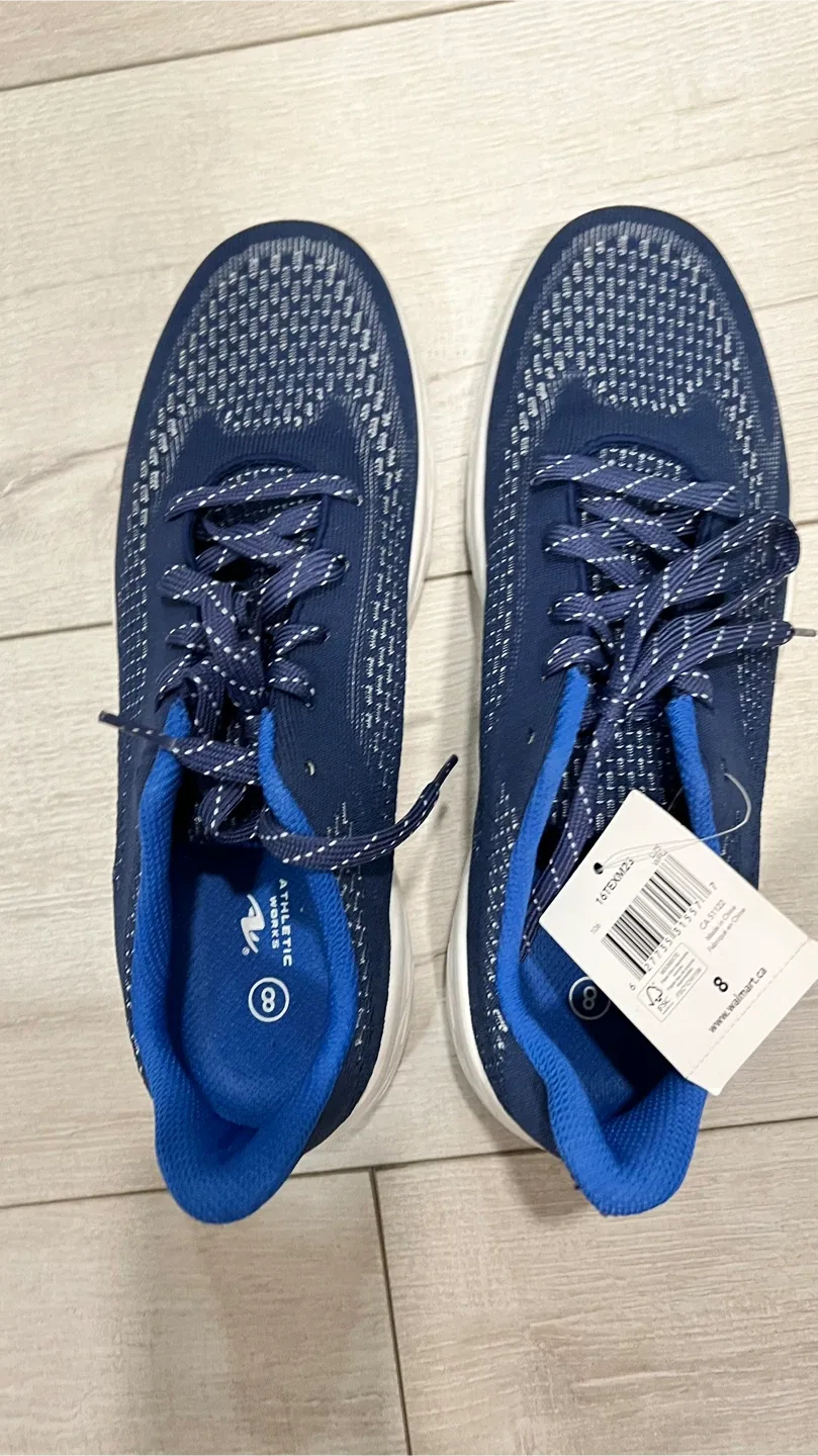 Brand New Blue Running Shoes - Size 8
