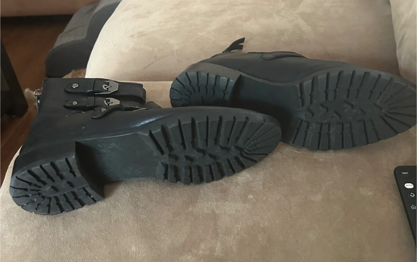 Stuart Weitzman jitterbug motorcycle boot image indicator(6)