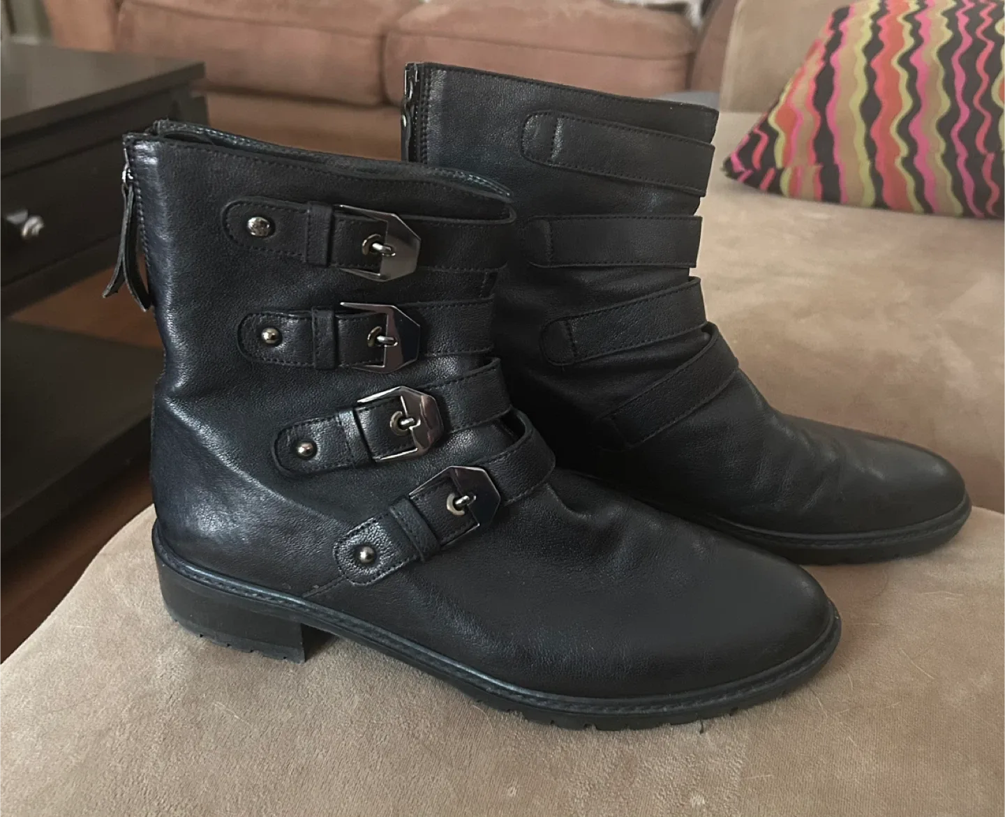 Stuart Weitzman jitterbug motorcycle boot image indicator(3)