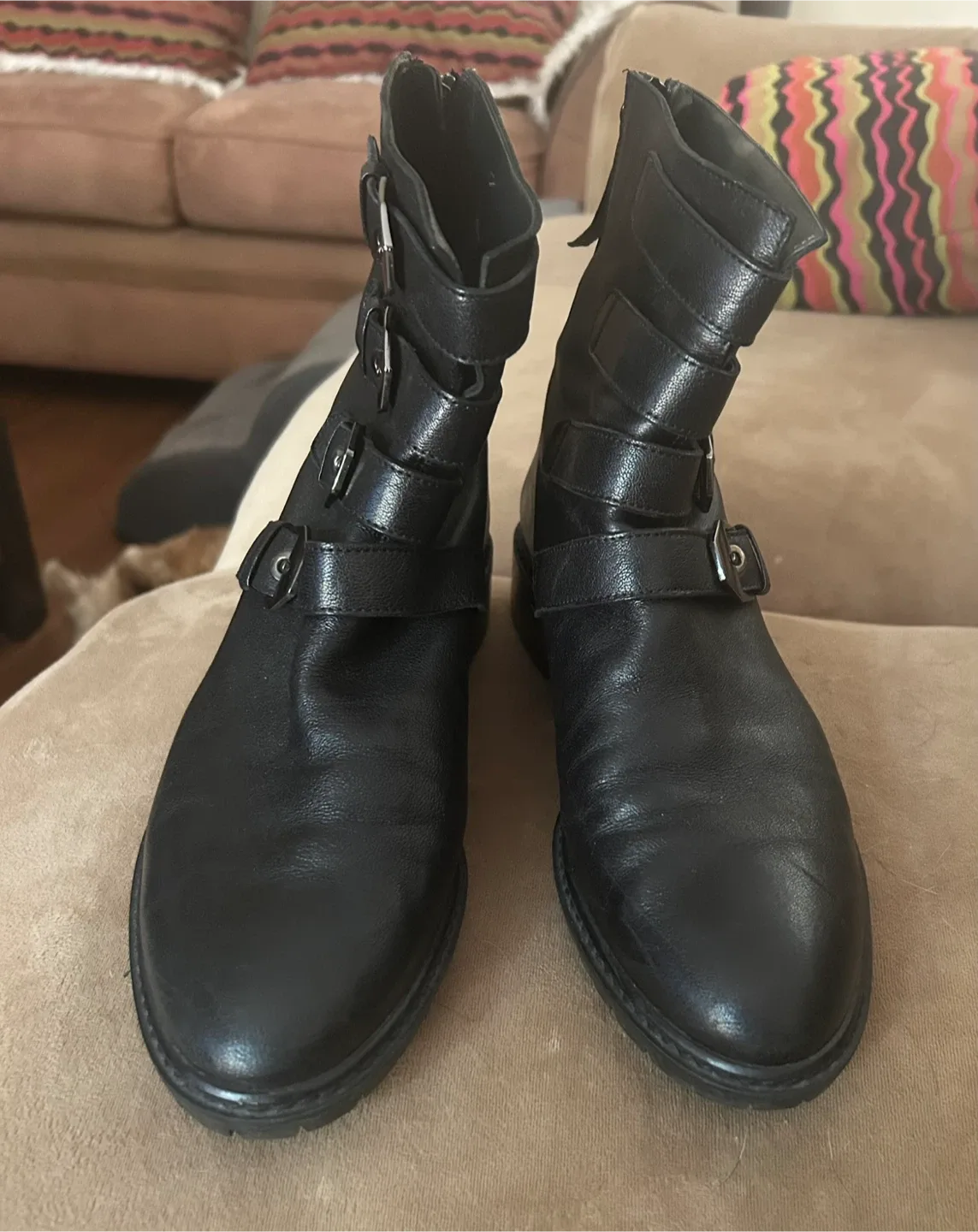 Stuart Weitzman jitterbug motorcycle boot image indicator(5)