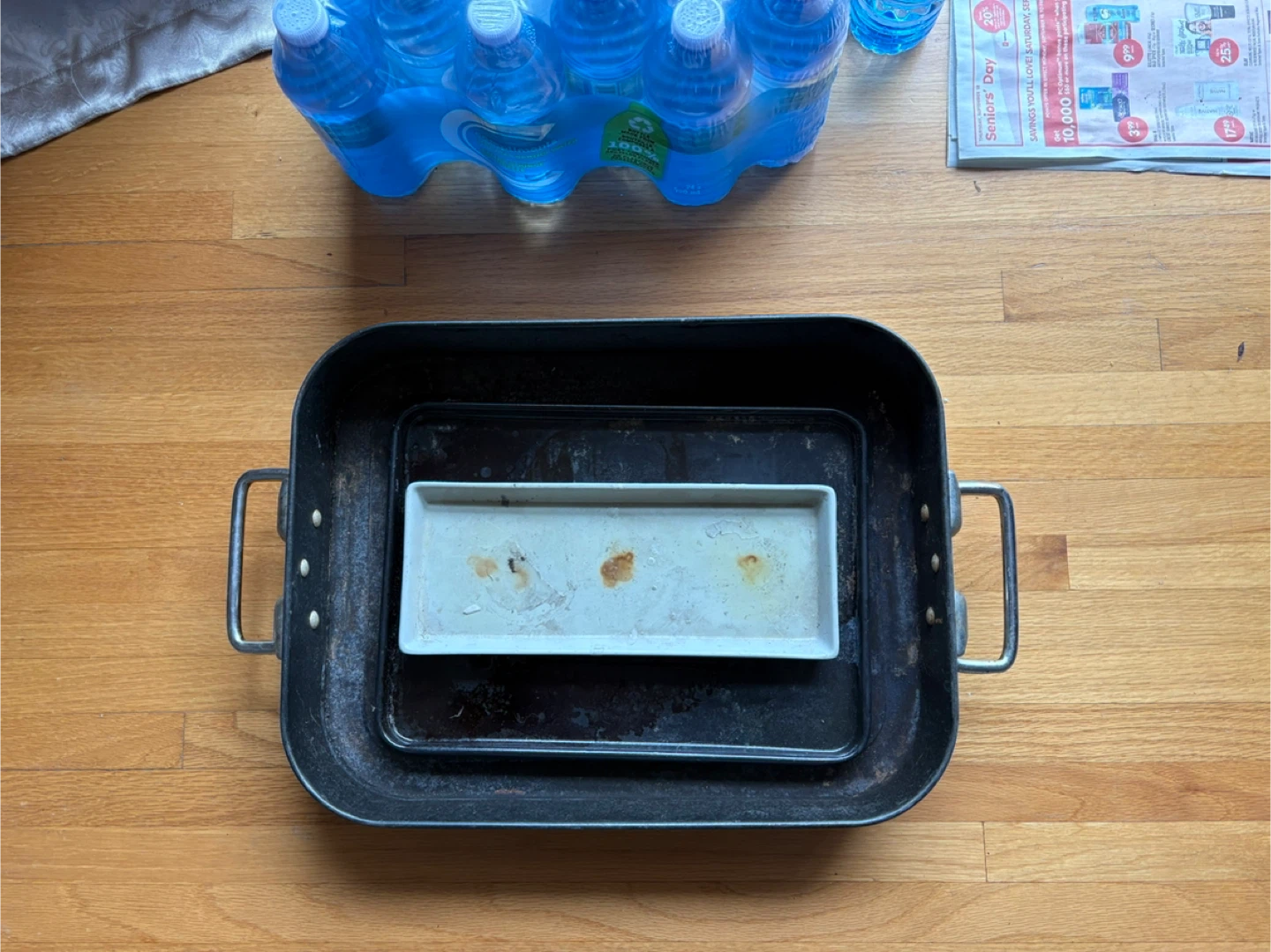 Used Roasting Pan Set
