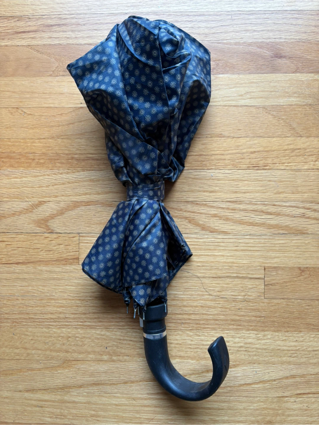 Blue Patterned Umbrella