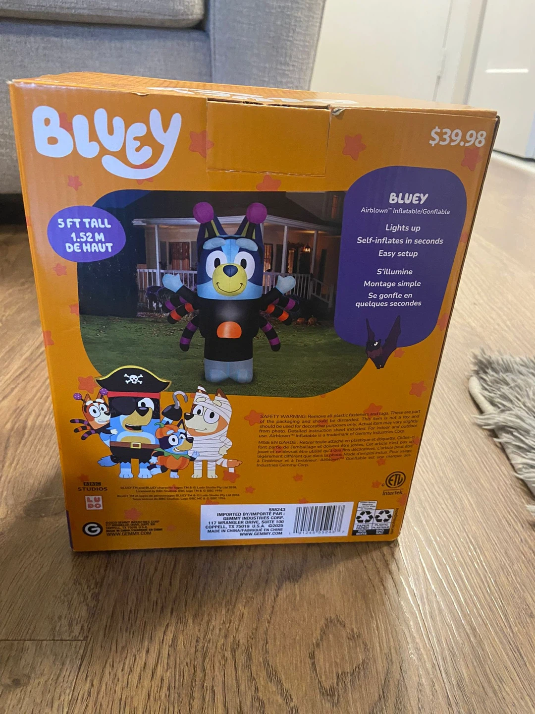 Bluey Airblown Inflatable Halloween Decoration - NEW! - photo 2