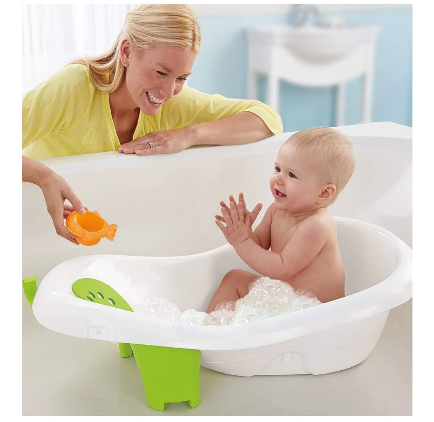 Fisher-Price Baby to Toddler Bath Tub image indicator(8)