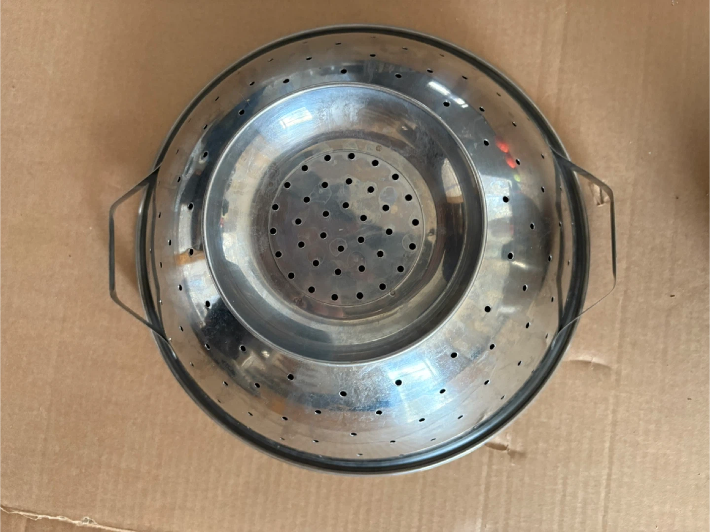 Stainless Steel Colander and Mixing Bowls - Set of 3 - photo 2