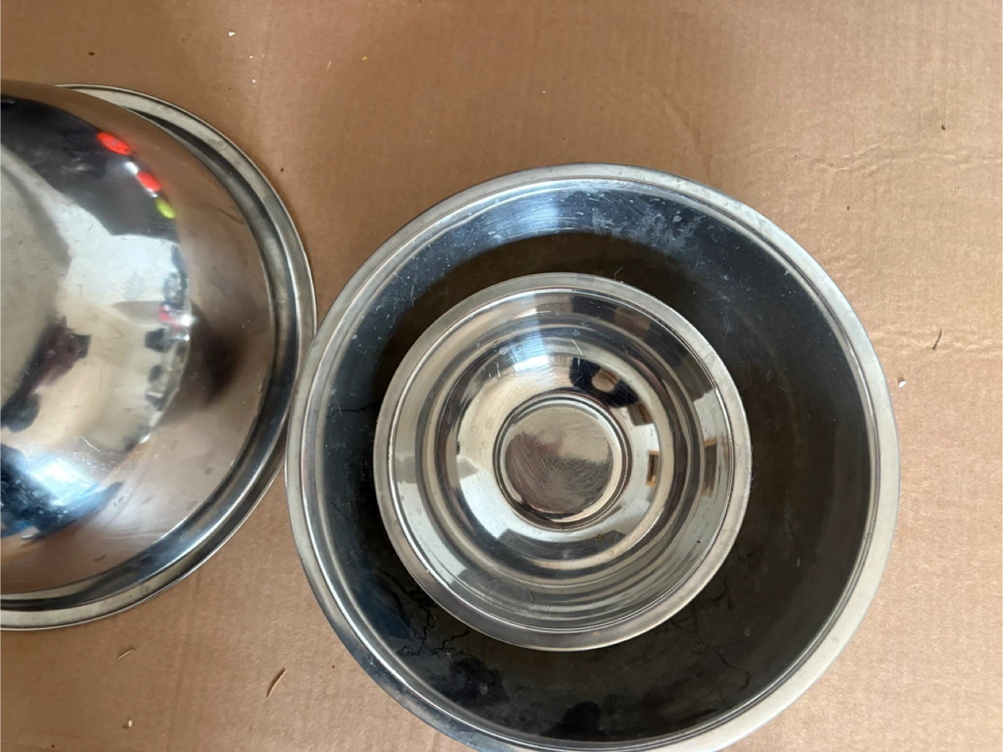Stainless Steel Colander and Mixing Bowls - Set of 3 - photo 4