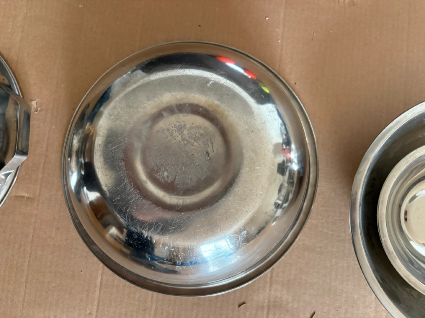 Stainless Steel Colander and Mixing Bowls - Set of 3 - photo 3