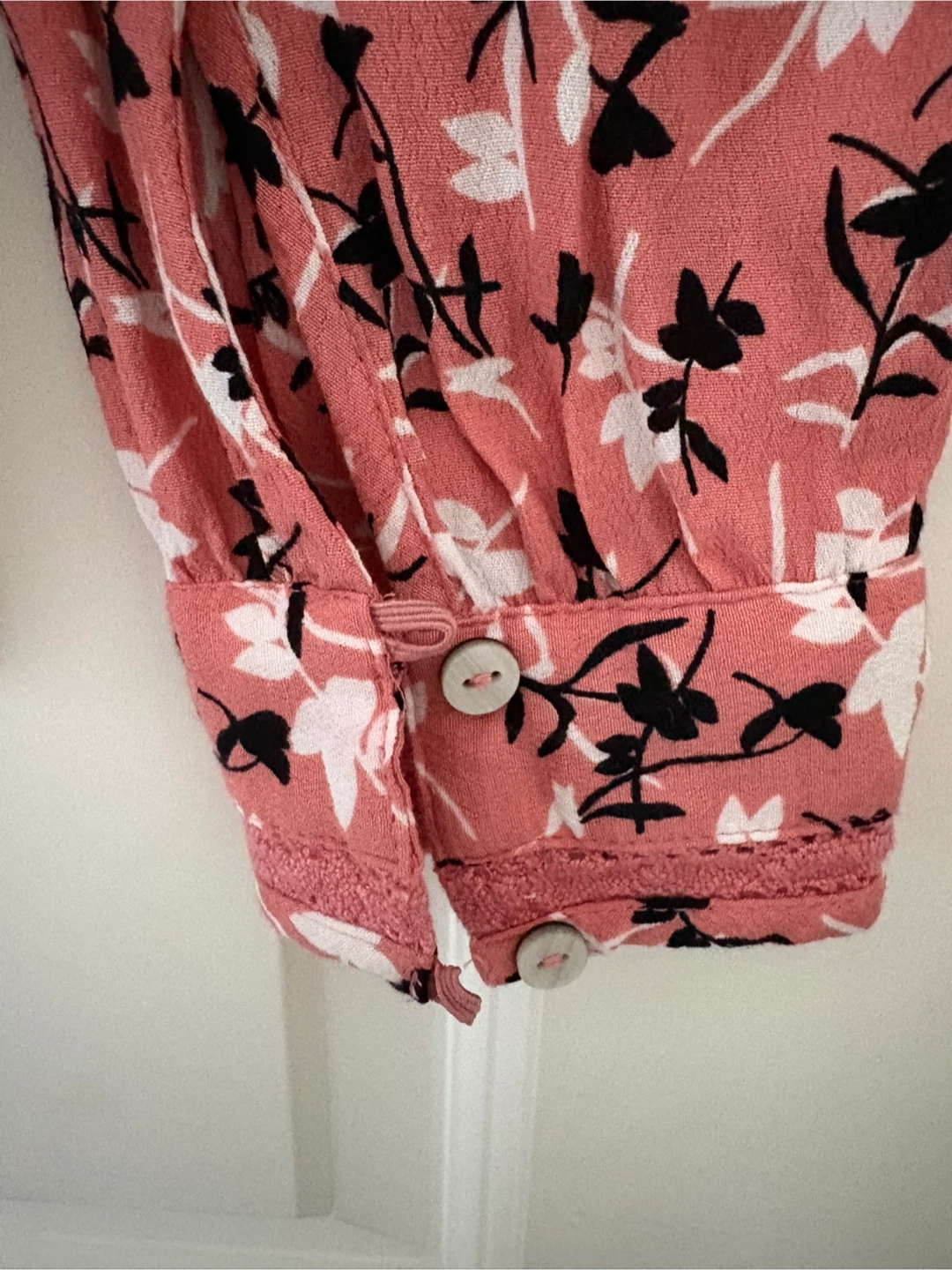 Floral Print Long Sleeve Blouse - photo 5