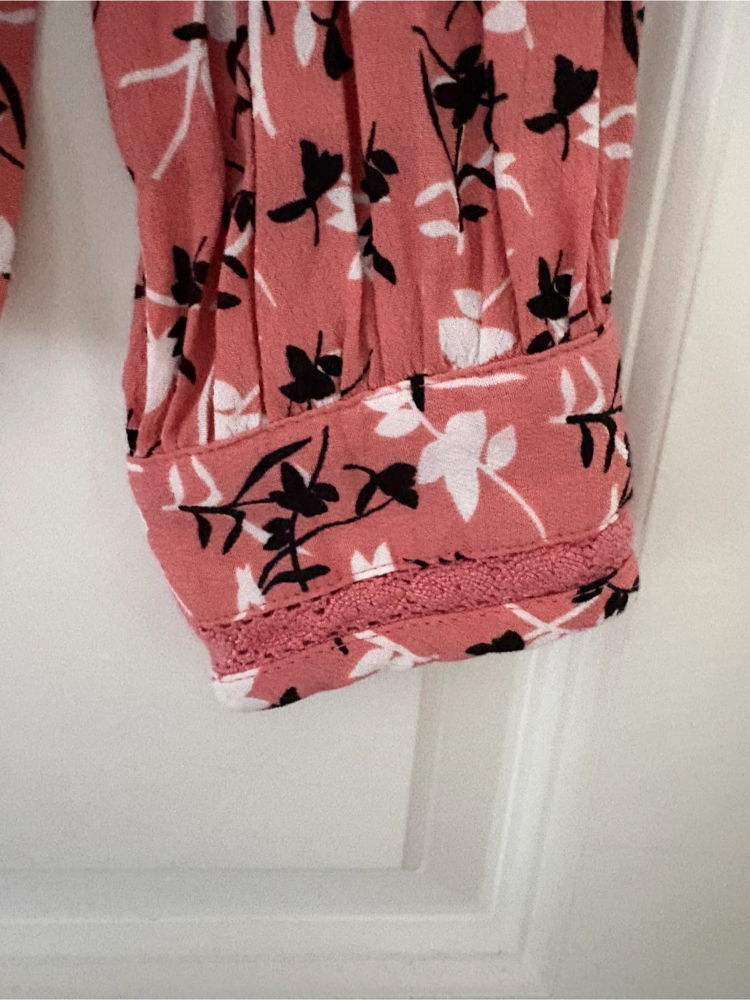 Floral Print Long Sleeve Blouse - photo 4