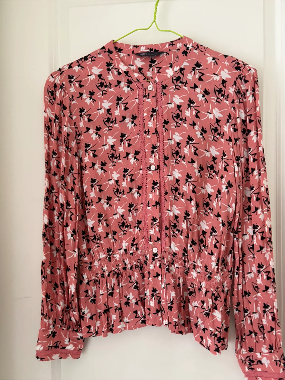 Floral Print Long Sleeve Blouse