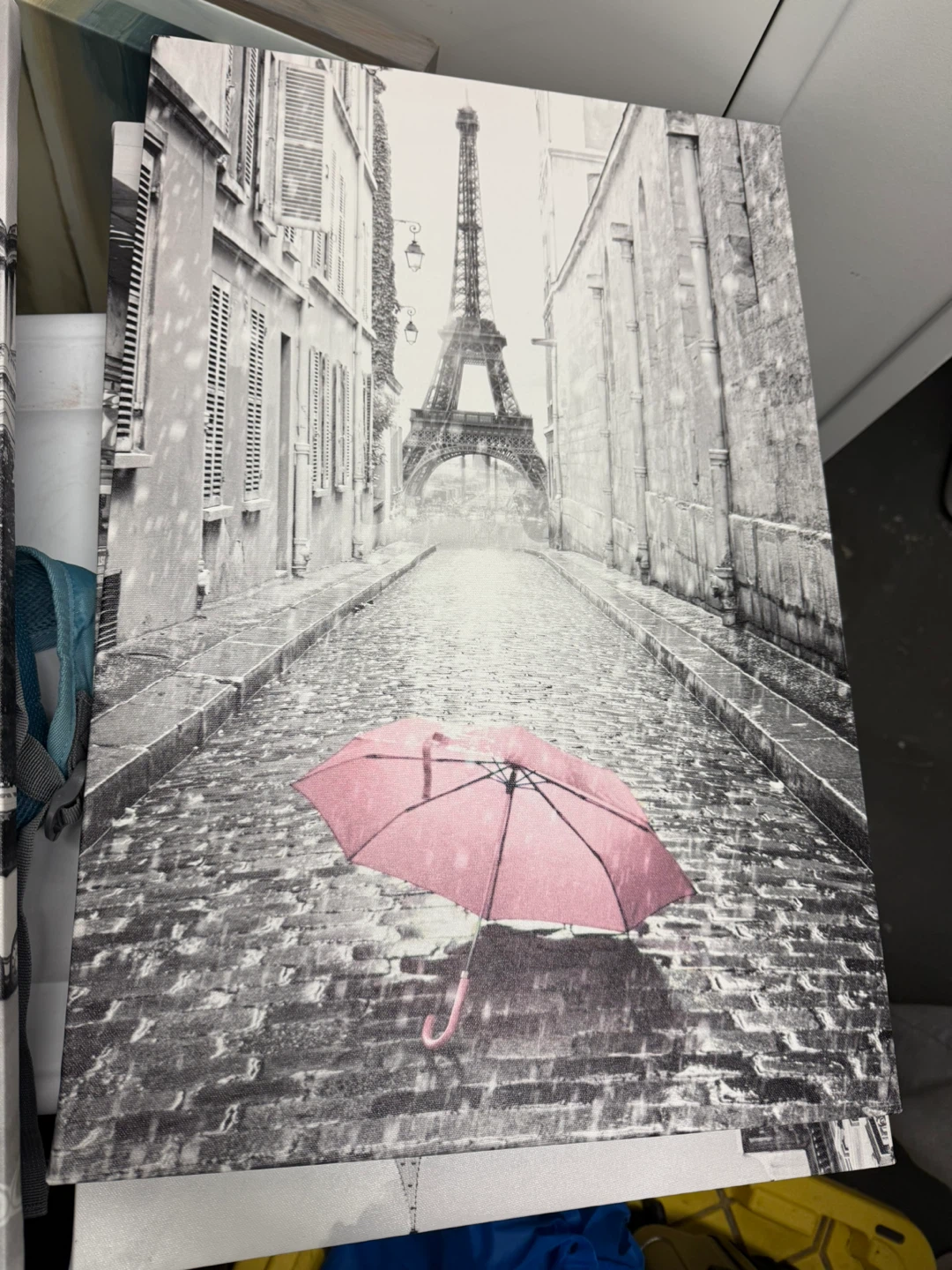 3 Black/White Wall Art Prints - Pink Accents - photo 4