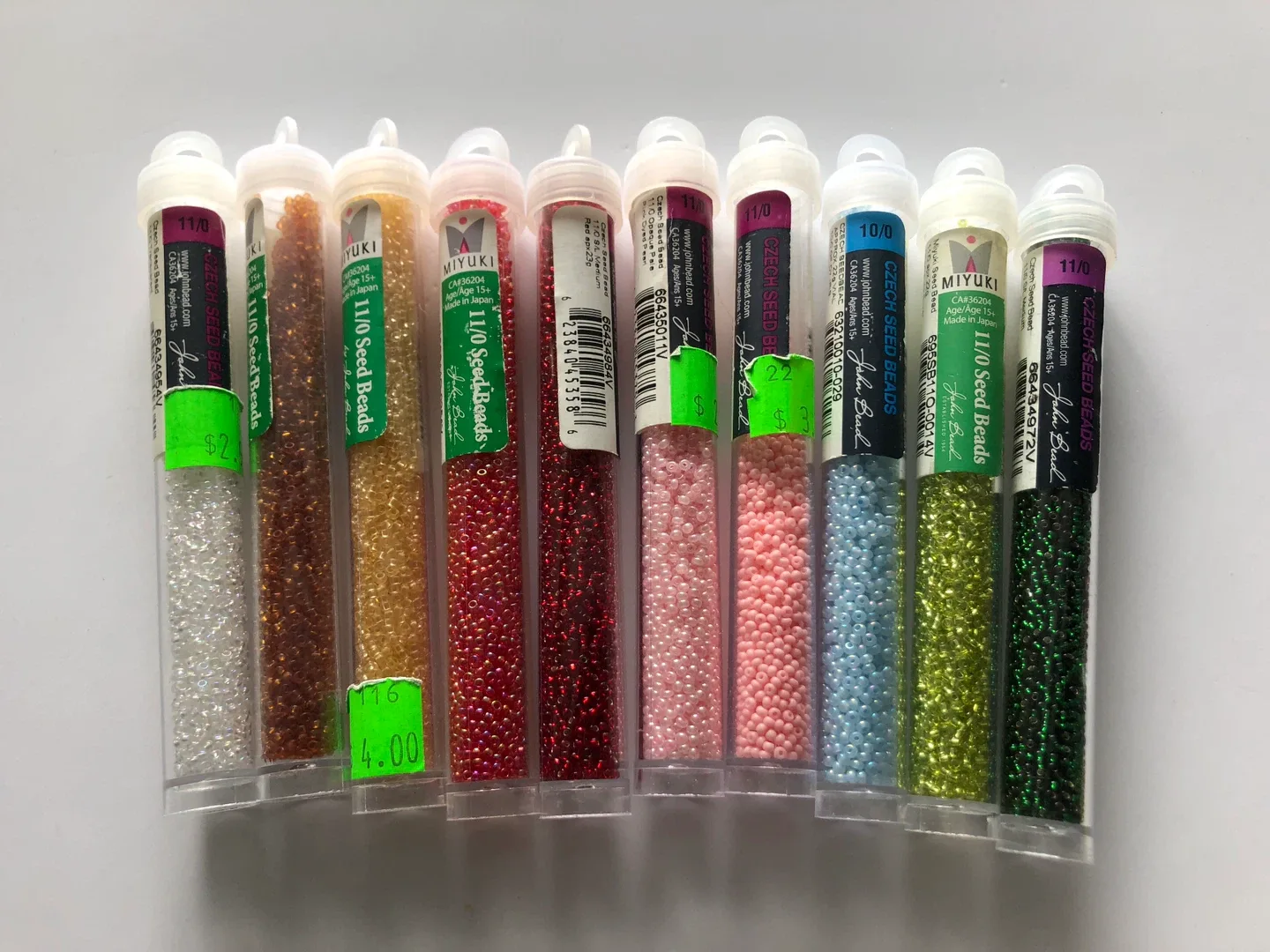 Seed Beads: Miyuki & Czech Glass - Craft Supplies