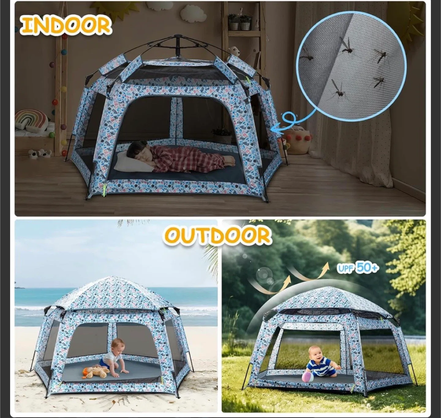 Baby Beach Tent - Indoor/Outdoor thumbnail