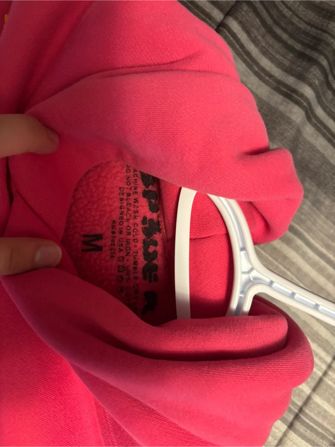 Spider Worldwide Pink Hoodie - Size M image indicator(3)