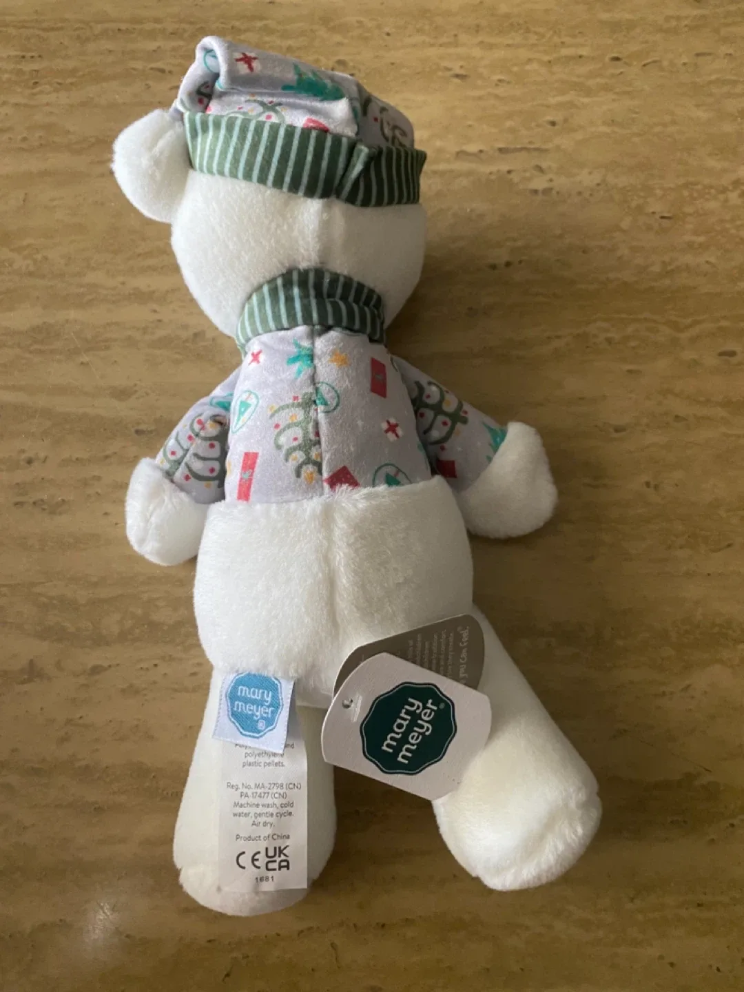 New Mary Meyer Snowman Stuffed Animal Plush Toy image indicator(4)