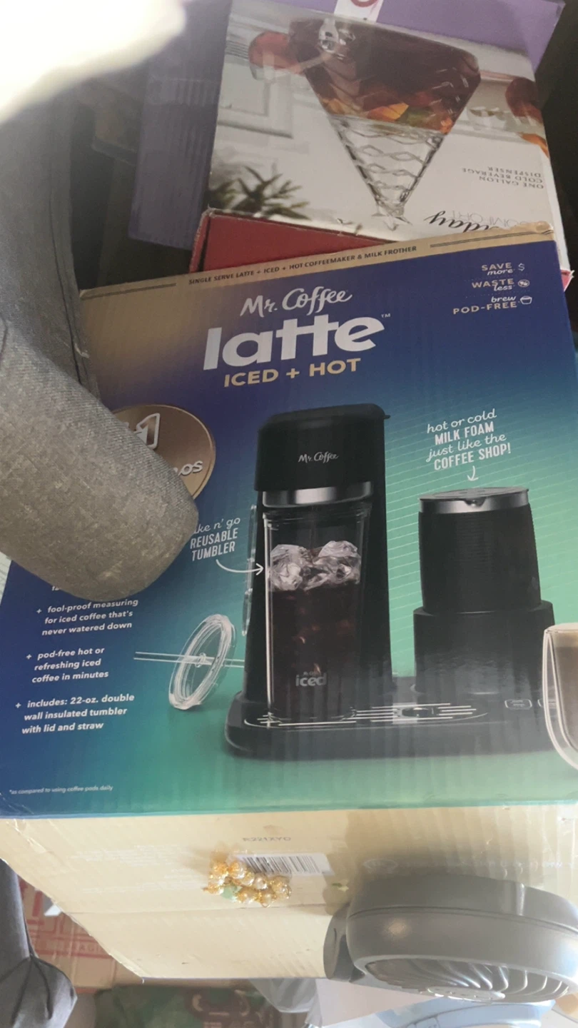 Mr. Coffee Latte Iced + Hot Coffee Maker