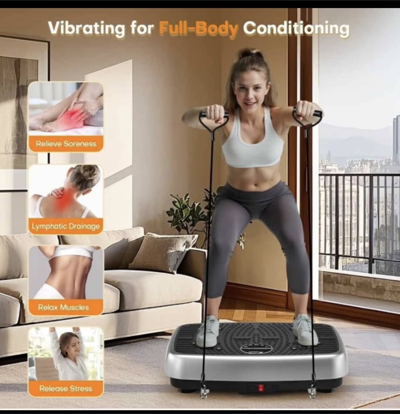 EvoSpark Vibration exercise machine  JTF017D - photo 2